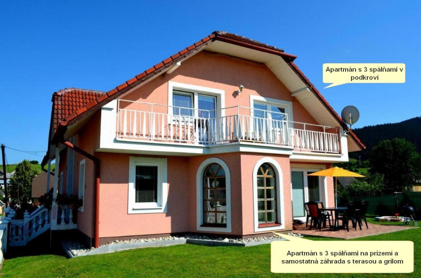 Apartmany Riviera A Chalupa Riviera Liptov, Besenova Bagian luar foto